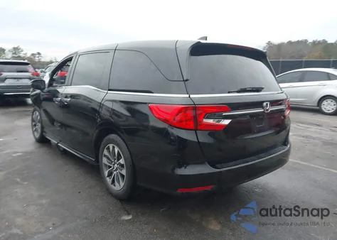 2021 Honda Odyssey Ex-L из США, поврежденный, VIN 5FNRL6H76MB039573